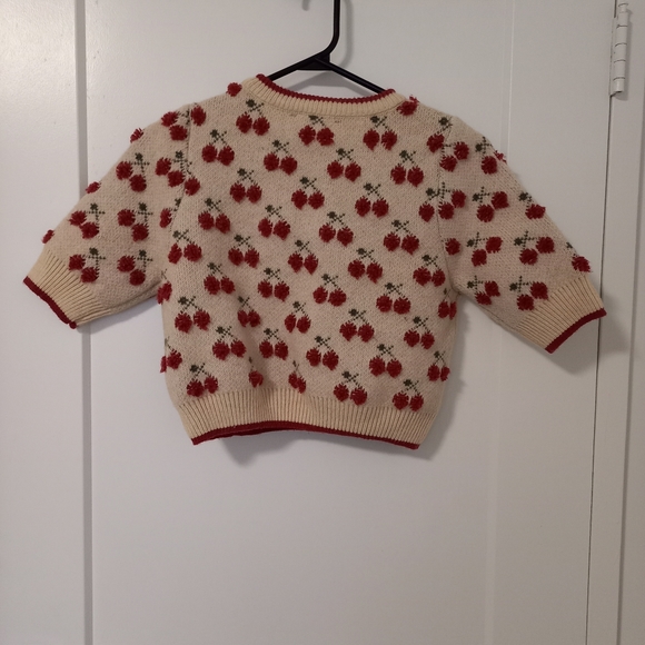 Cherries Cropped Sweater - Picture 5 of 7